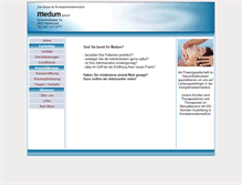 Tablet Screenshot of medum.ch